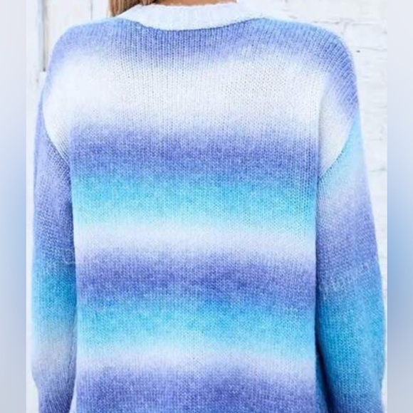 New ombre open front cardigan sweater - Picture 2 of 2